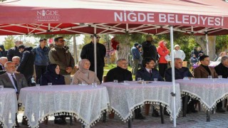 Niğdede asırlık gelenek Yeşilburç Helva Şenliği coşkuyla gerçekleştirildi