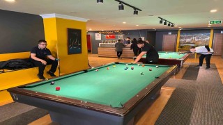 Niğdede bilardo heyecanı yaşandı