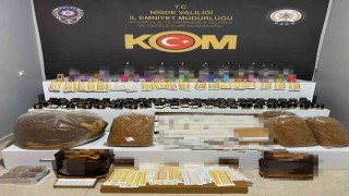 Niğdede kaçak ürün operasyonuna 5 gözaltı