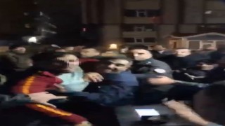 Öğrenciler ile taksicilerin kavgası yurtta son buldu; o anlar kamerada