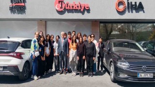 Öğrencilerden İhlas Haber Ajansına ziyaret