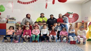 Orduda anasınıfı öğrencilerine trafik eğitimi verilerek polislik mesleği tanıtıldı
