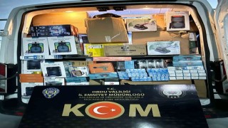 Orduda kaçakçılık operasyonları