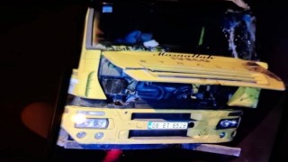 Osmaniyede tünelde trafik kazası: 1 yaralı