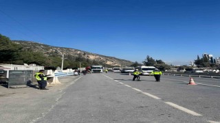 Otoyoldaki denetimde 11 sürücüye cezai işlem uygulandı