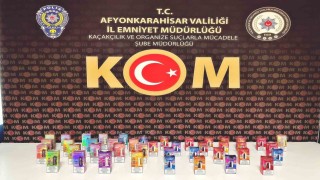 Polis 42 adet kaçak elektronik sigara ele geçirdi
