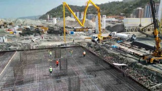 Rize Şehir Hastanesi inşaatının yüzde 51i tamamlandı