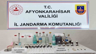 Sahte alkol üretip satan şahsı jandarma yakaladı