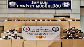 Samsunda 1 milyon 920 bin adet kaçak makaron ele geçirildi