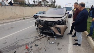 Samsunda 3 aracın karıştığı zincirleme trafik kazası: 1 yaralı