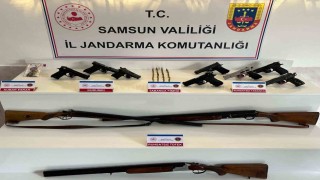 Samsunda silah operasyonu: 6 kişi yakalandı