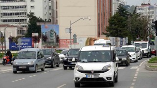 Samsunda trafiğe kayıtlı araç sayısı 504 bin 953 oldu