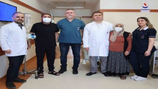 SANKO Üniversitesi Hastanesinde anneden oğluna ikinci hayat