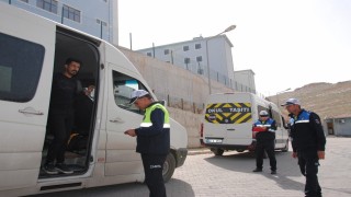 Şanlıurfada okul servisleri denetlendi