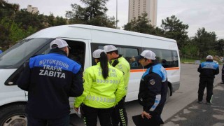 Şanlıurfada personel servis araçlarına denetim