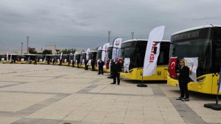 Şanlıurfada şehir içi ulaşıma takviye: 25 yeni otobüs hizmete alındı