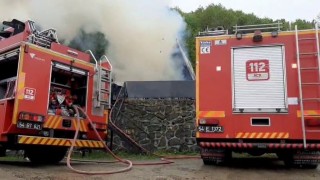 Sapancada bungalov alev topuna döndü