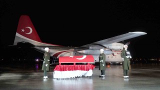 Şehidin naaşı memleketi Erzuruma getirildi