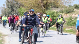 Serçin Yılanbalığı Festivaline bisikletçiler renk kattı