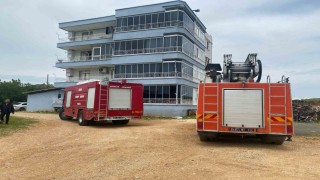 Serikte apartman dairesinde çıkan yangın korkuttu