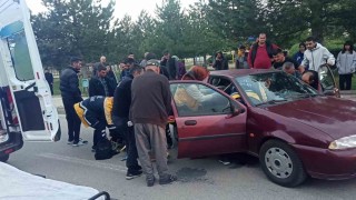 Seydişehirde trafik kazası: 3 yaralı