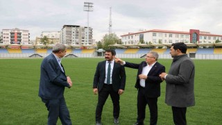 Siirtte Play-Off heyecanı öncesi Atatürk Stadyumu incelendi