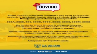 Silivride bazı otobüs hatları güzergah değiştirdi