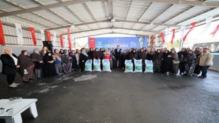 Silivride Taban Gübresi Dağıtım töreni düzenlendi