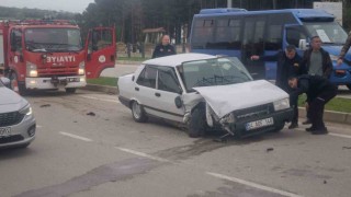 Sinopta trafik kazası: 2 yaralı