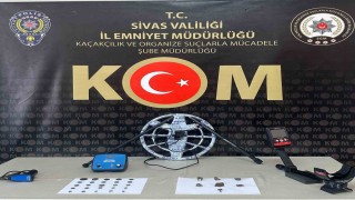 Sivasta tarihi eser kaçakçılığı: 2 gözaltı