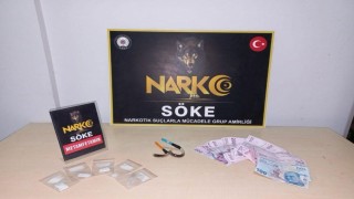 Sökede narkotik polisleri uyuşturucuya geçit vermedi