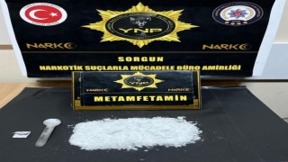 Sorgunda metamfetamin ele geçirildi