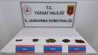 Şüpheli araçta bonzai ve esrar yakalandı