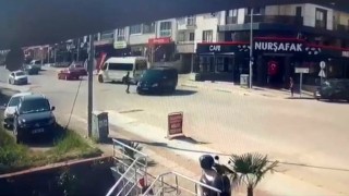 Sürücüsüz araç harekete geçti, facia böyle teğet geçti