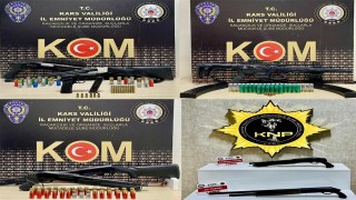 Susuzda silah ve mühimmat ele geçirildi