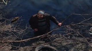 Tavşanlıda bataklığa düşen şahıs kurtarıldı