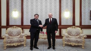TBMM Başkanı Kurtulmuş, Gürcistan Parlamento Başkanı Papuashvili ile görüştü