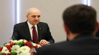 TBMM Başkanı Kurtulmuş, İstanbulda Ürdün Temsilciler Meclisi Başkanı Safadi ile görüştü