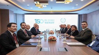 TBMM Başkanı Kurtulmuş, Mısır Temsilciler Meclisi Başkanı El Gebali ile görüştü