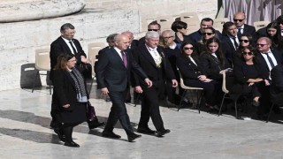 TBMM Başkanı Kurtulmuş, Papa Franciscusun cenaze törenine katıldı