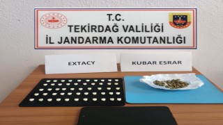 Tekirdağda jandarmadan uyuşturucu operasyonları: Çok sayıda madde ele geçirildi