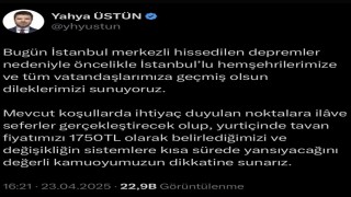 THYden deprem sonrası bilet düzenlemesi