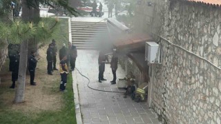 Tokatta 8 asırlık camide yangın çıktı