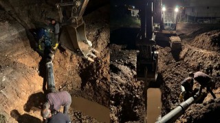 Toprakkale'de Asbest Boru Patlağı Giderildi: Su ve Kanalizasyon Ekipleri Gece Gündüz Çalıştı