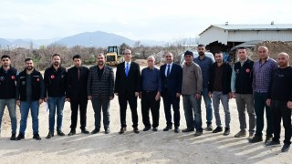 Topsöğüt Mahallesinde imar yolu açılıyor