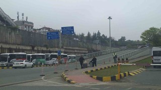 Trabzonda hava ulaşımına sis engeli
