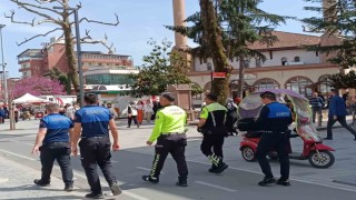 Trafiğe kapalı alanlarda motosiklet denetimi
