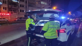 Trafik ekiplerinden ‘reflektör denetimi
