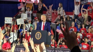 Trump, başkanlığının 100. gününü Michiganda kutladı