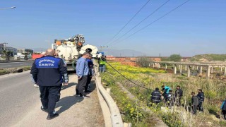 Turgutluda yola dökülen atık için yasal süreç başlatıldı